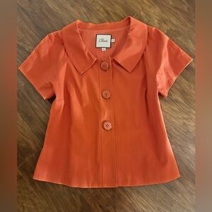 Josephine Chaus Coral 3 Button Short Sleeved Jacket